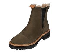 TOMS Women's Dakota Chelsea Boot, Water Resistant Tarmac Olive Oiled Nubuck, 6 UK