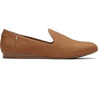 TOMS Women's Darcy Loafer Flat, Tan Leather, 3 UK