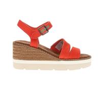 TOMS - Womens Darya Sandals, Color Flame Two Tone Slub, Size: 5 UK