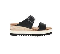TOMS Women's Diana Mule Bukle Wedge Sandal, Black, 7 UK