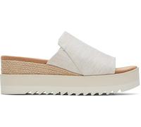 Women's Toms Women's Diana Mule Wedge Natural - Cream - Size: 6