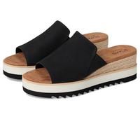Toms Women's Diana Mule Sandals, Black Leather, 9 UK