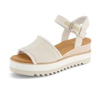 TOMS Women's Diana MuleSandal | Adjustable Ankle Buckle Fit, CloudBound Foam Comfort, Lightweight Rope Midsole, Textured EVA Outsole, Wedge Sandals for Women