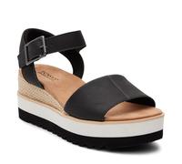 TOMS Women's Diana Sandal, Black Leather, 6.5 UK
