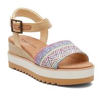 TOMS Women's, Diana Sandal, Natural Diamond Global Woven, 8 UK