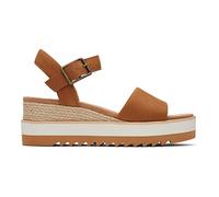 TOMS Women's Diana Sandal, Tan Leather, 4.5