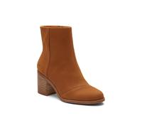 Toms Evelyn Womens Zip Boots | Slip On Shoes | Tan | UK Size 5