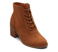 TOMS Women's Evelyn Lace-up Ankle Boot , Tan Suede,3.5 UK
