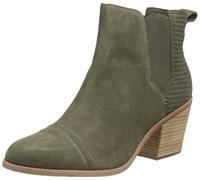 TOMS Women's Everly Boot, Olive, 4 UK