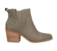 TOMS Women's Everly Boot, Olive Night Suede/Embossed Waffle, 3 UK