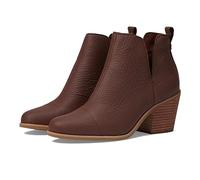 TOMS Women's Everly Cutout Boot, Chestnut Leather, 3 UK