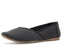 TOMS Women's Gemma Flat, Black Engineered Knit, 6.5 UK