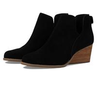 TOMS Women's Gwen Ankle Boot, Black Suede, 10 UK
