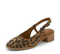 TOMS Womens Jaclyn Slingback Dress Casual Casual Low Heel 1-2" - Brown, Brn Sug Lprd Sue, 7 UK