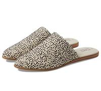 TOMS Women's Jade Loafer Flat, Fog Flocked Mini Cheetah, 3.5 UK