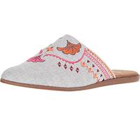 TOMS Women's Jutti Mule Denim Chambray Flat, 7 UK, Drzzl Grey SLB Chambray