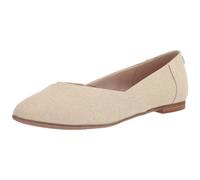 TOMS Women's Jutti Neat Ballet Flat, Natural Metallic, 3.5 UK
