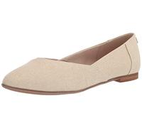 TOMS Women's Jutti Neat Ballet Flat, Natural Metallic, 3.5 UK