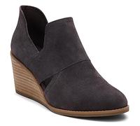 TOMS Women's Kallie Cutout Suede Boot, Pavement Grey
