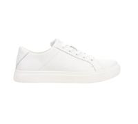 TOMS Women's Kameron Lace Up Sneaker, White Leather, 10 UK