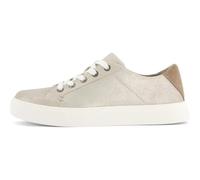 TOMS Women's Kameron Lace Up Sneaker, Champagne Metallic Suede/Suede, 4.5 UK