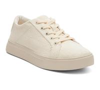 TOMS Women's Kameron Lace Up Sneaker, Natural Two Tone Slub, 4 UK