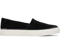TOMS Women's Kameron Slip On Sneaker, Black Suede, 5.5 UK