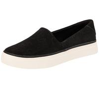 TOMS Women's Kameron Slip On Sneaker, Black Suede, 8 UK