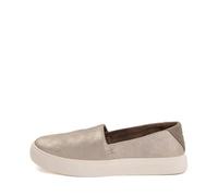 TOMS Women's Kameron Slip On Sneaker, Champagne Metallic Suede/Suede, 8 UK