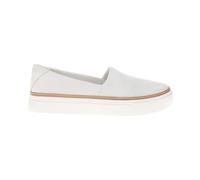 TOMS Women's Kameron Slip On Sneaker, White Leather, 9