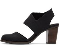 TOMS - Womens Majorca Closed Toe Sandals, Color Black Heavy Canvas, Size: 5 UK