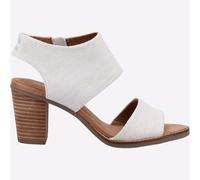 TOMS Women's Majorca Cutout Heeled Sandal, Natural, 4 UK