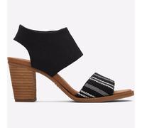 Toms Majorca Cutout Sandal Womens | Slip On Shoes | Black | UK Size 4
