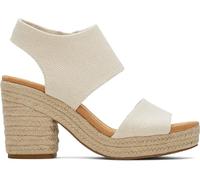TOMS Women's Majorca Platform Heeled Sandal, Natural, 9 UK