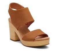 TOMS Women's Majorca Platform Espadrille Wedge Sandal, Tan, 5.5 UK
