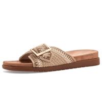 TOMS Women's Marin Slide Sandal, Dark Beige, 7.5