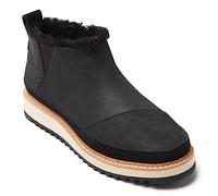 TOMS Women's Marlo Boot, Black Oiled Nubuck/Suede, 3 UK