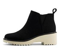 TOMS Women's Maude Fashion Boot, Black Shimmer Twill, 10 UK