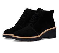 TOMS Women's Maude Lace Up Fashion Boot, Black Suede, 7.5 UK