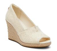TOMS Women's Michelle Wedge Sandal, Dark Natural, 5 UK