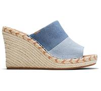 TOMS Women's Michelle Wedge Sandal, Navy, 6 UK