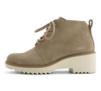 TOMS Women's Mid-Wedge Lace-Up Bootie with Eco-Friendly Suede Uppers, Durable Outsole