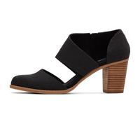 Toms Womens Milan Closed Toe Casual High Heels, Black, 7