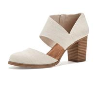 TOMS Women's Milan Nova Heel Sandal, Natural Yarn Dye, 3.5 UK