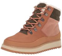 TOMS Women's Mojave Fashion Boot, Tan Leather/Suede/Ridged, 9 UK