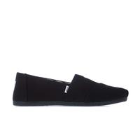 Toms Alpargata Recycled Womens Slip On Shoes in Black Black - 4 UK