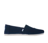 Toms Womens Recycled Cotton Alpargata Espadrille Pumps in Navy Textile - Size UK 4