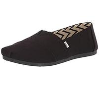 TOMS Loafer Flat Alpargata, Recycled Cotton, Black, UK 9