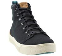 TOMS Womens Recycled Cotton Alpargata Loafer Flat, Black White, 5.5 UK