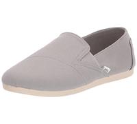 TOMS Women's Redondo Loafer Flat, Grey Canvas, 4.5 UK